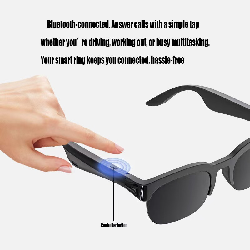 AI Translation XG89 Bluetooth Glasses Earphones Wireless 6.0 Stereo Bluetooth Earphones Cycling Sunglasses
