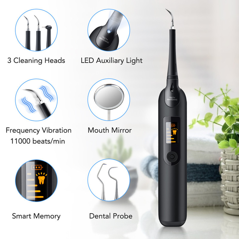 New Tooth Cleanser Household Portable Electric Dental Care Tool Sonic Wave Stone Remover