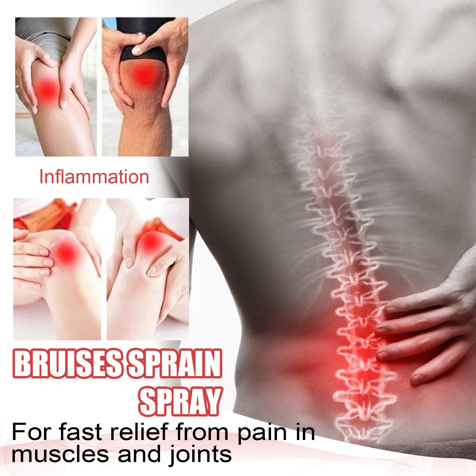 Tiger Muscle Pain Spray Relieve Body Joint Pain Knee Lumbar Vertebra Active External Spray