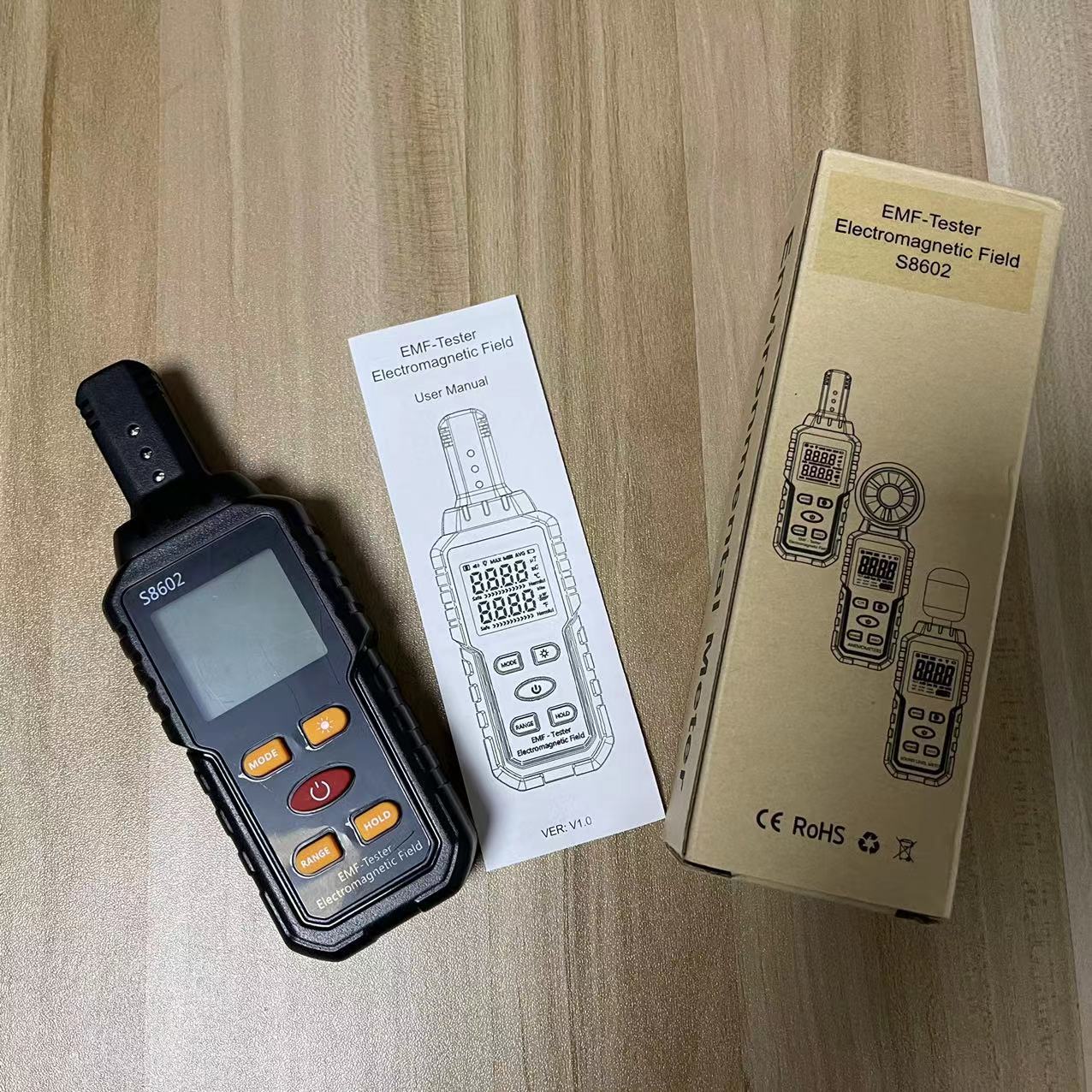 Portable Electromagnetic Field Radiation Detector 3 in 1 EMF Meter EMF Detector for Ghost Hunting Equipmetent