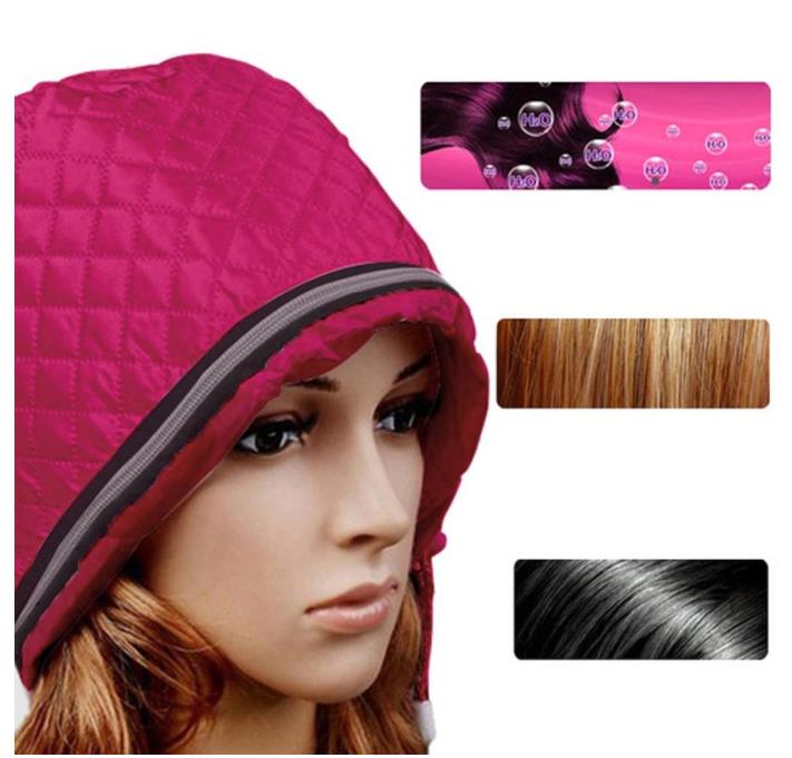 220V EUR Plug Electric Hair Thermal Treatment Beauty Steamer SPA Nourishing Hair Care Cap