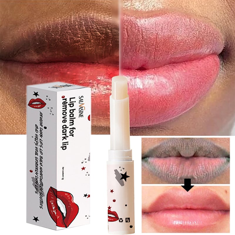 Lip Black Removal Lip Balm Pink Lip Lightening Melanin Fade Lip Balm Moisturizing Lip Brighten Cream Lip Care Makeup Beauty