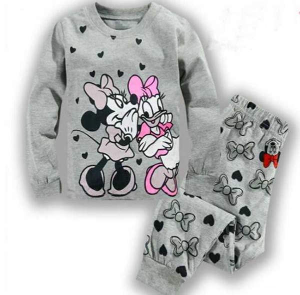 Baby Boy Girl Pyjamas sleeping suits Children Cartoon Pajamas Set for Boys Girls Spring Sleepwear Kids Long Sleeve Pijamas P020
