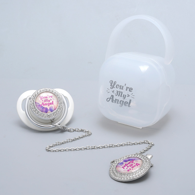 Baby pacifier box set series cross-border e-commerce exclusive silicone nipple for babies to play with and children to suck