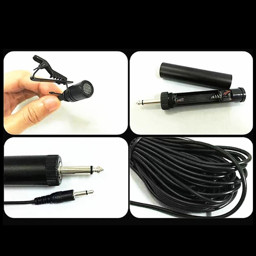 6.5mm Microphone Mic for Erhu Saxophone Violin Musical Instrument Eco-Friendly Lavalier Lapel Micro