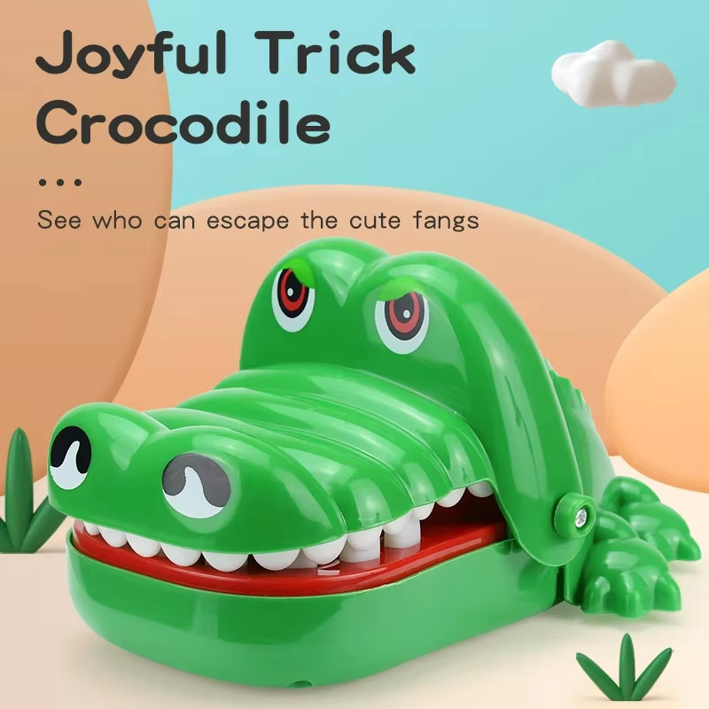 Crocodile Teeth Toys Alligator Biting Finger Dentist Classic Family Games Party Pranks Children's Lucky Game Decompression Toy
