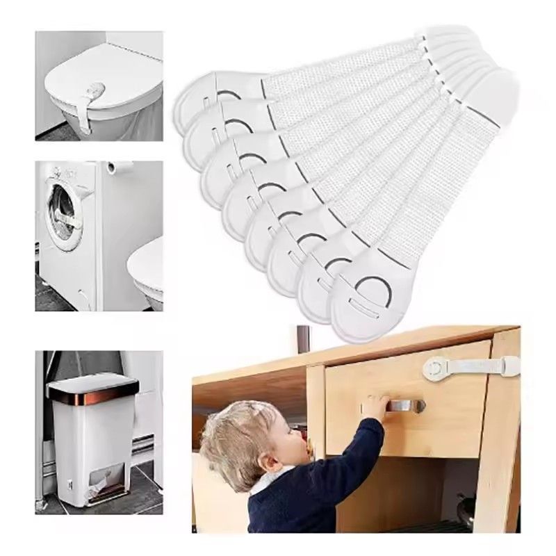 10PCS High-quality Cupboard Baby Safety Locks Cabinet Drawer Proof Cabinet Fridge Kid Child Lock E-1141