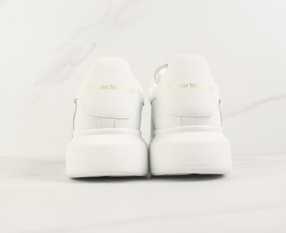 Alexander McQueen sole sneakers low top casual shoes small white shoes