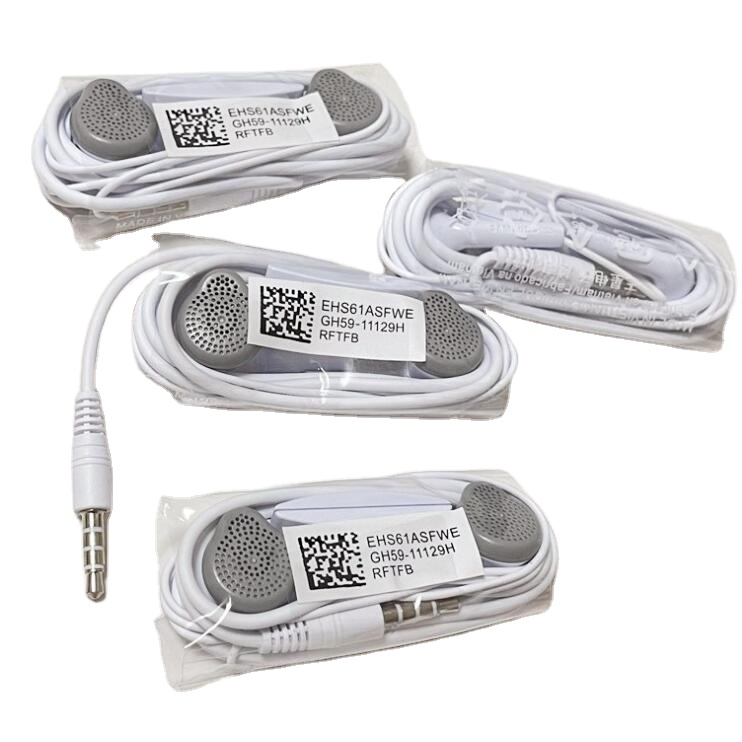 s5830 original headset wire control earplug c550 flat head barcode volume ear J7 S7568 mobile phone universal headset