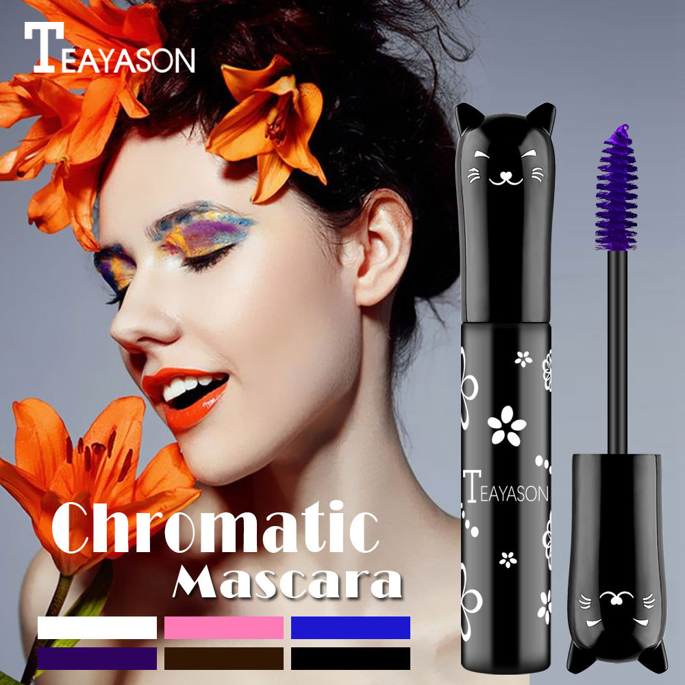 TEAYASON Color eye black Blue Purple Pink White Purple Royal Blue Coffee is not easy to smudge