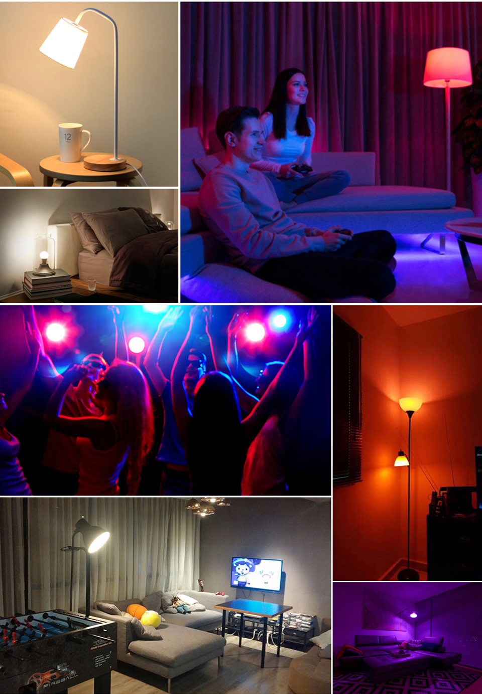 Alice Smart Light Bulb Led Bulb E27 Smart Lamp For Home 15W Wifi RGB Alexa Tuya Yandex Station Voice Control Dimmable 220V 110V