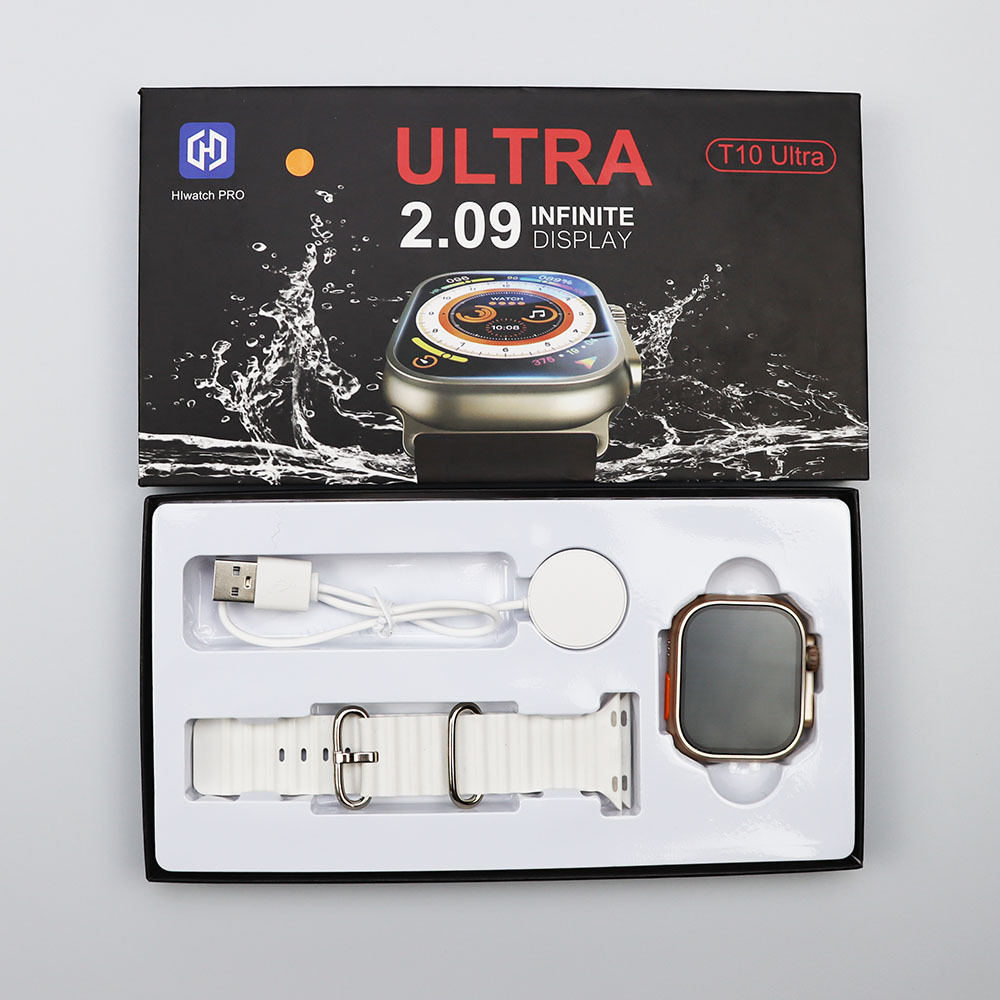 T10 Ultra New 2.19'' AMOLED Screen Smart Watch Men Women Bluetooth Call Fitness Tracker Waterproof Sport Smart watch