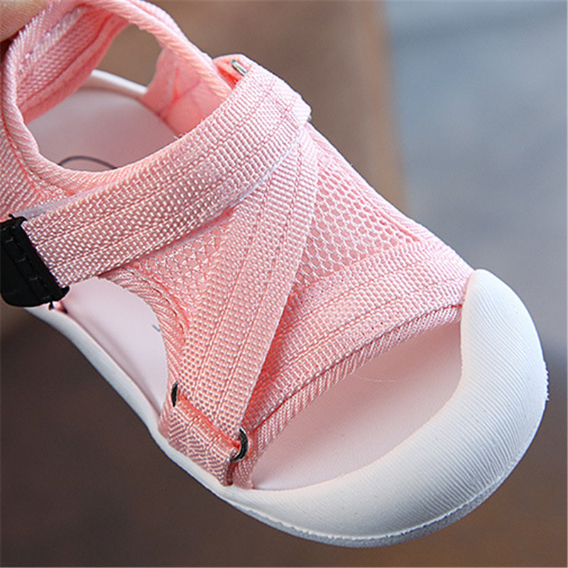 Summer Infant Toddler Shoes Baby Girls Boys Toddler Sandals Non-Slip Breathable Soft Kid Anti-collision Shoes 1-6 Years