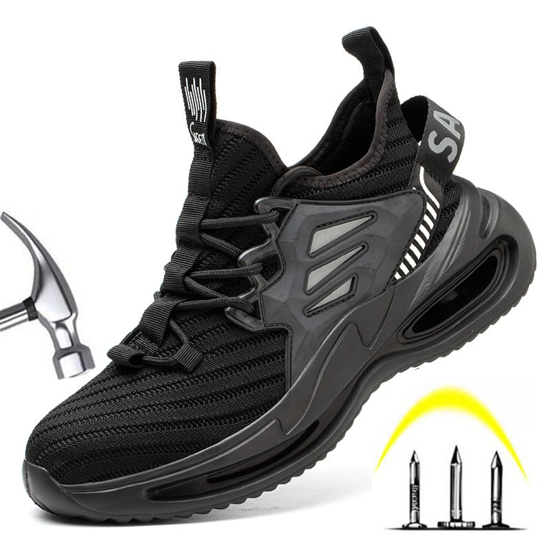 2025 New Work Shoes With Steel Toe Safty Shoes Man Security Boots Steel Toe Shoes