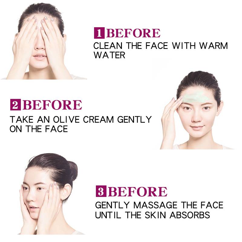 Olive Peptide Firming Anti-Wrinkle Cream Reduce Face Fine Lines Tighten Pores Whitening Oil Control Acne hydrating skin Product