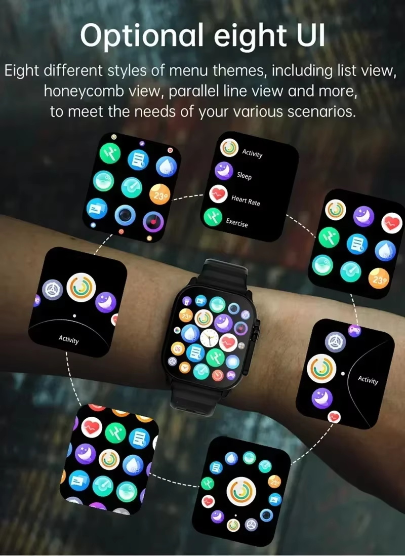 T800 Ultra Watch Series 8 Ultra Smart Watch Men Women Sport Waterproof Wireles Charger SmartWatch