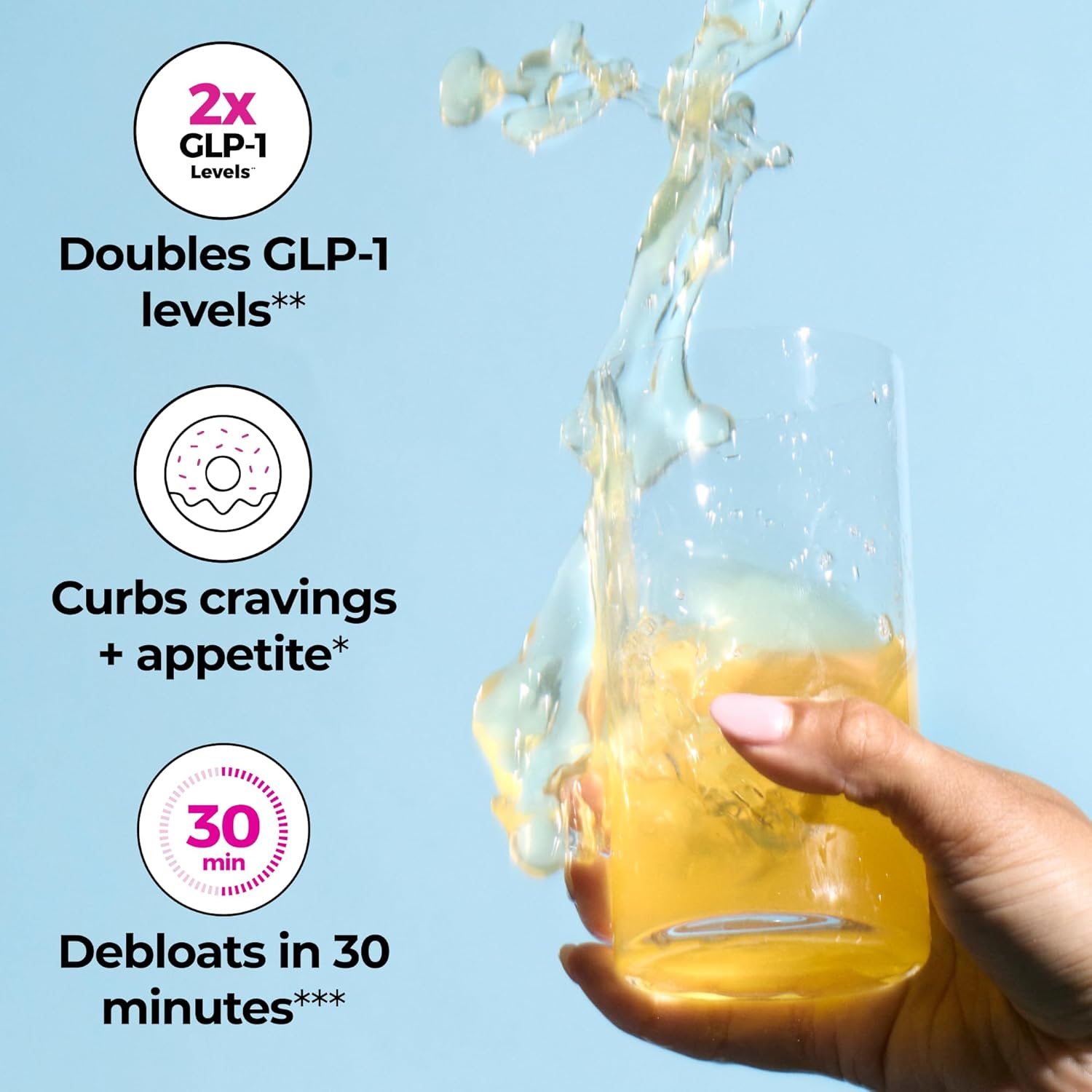 HUM Flatter Me Fiber Supplement for Women & Men, Prebiotics & Digestive Enzymes to Support Weight & Bloating, Digestive & Gut Health, Fiber Powder Dri