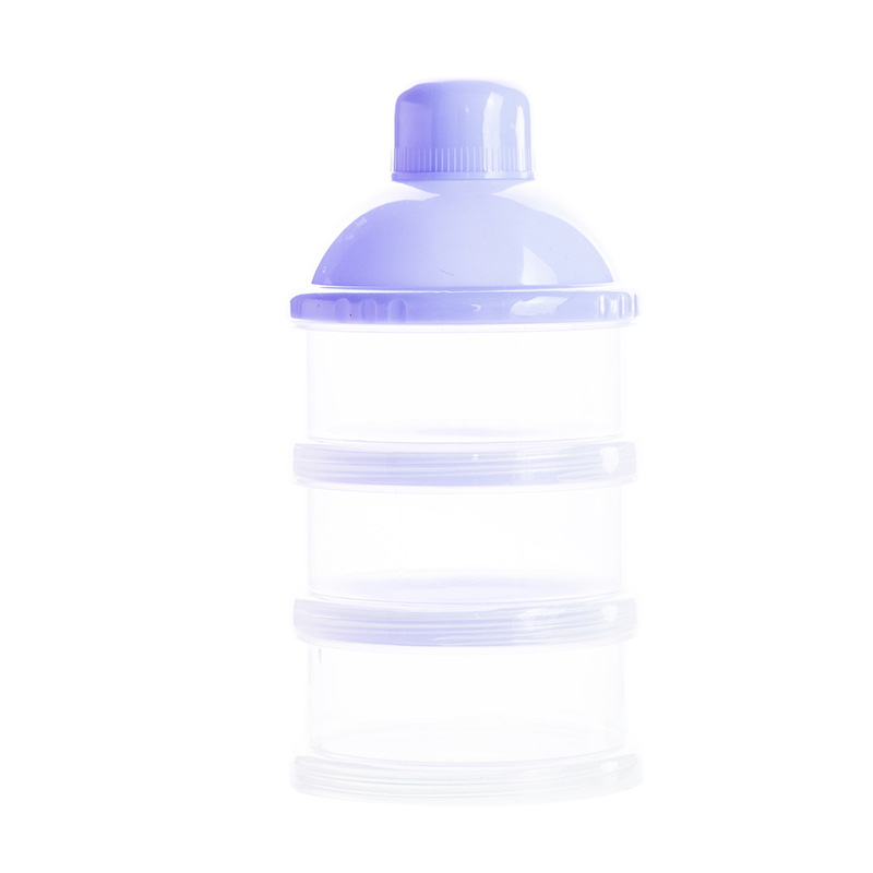 Portable Milk Powder Formula Dispenser Food Container Storage Feeding Box for Baby Kid Toddler 3 Cells Grid Box