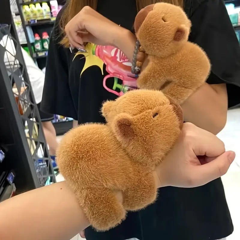 1pc, Capybara Rodent Plush Toy, Curtain Holdback Ring, Multifunctional Capybara Plush