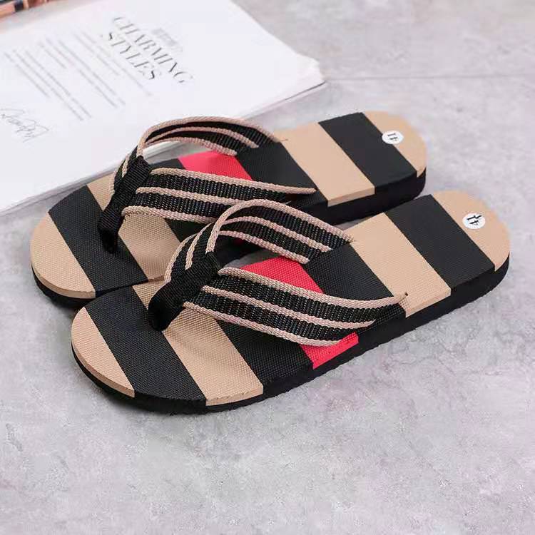 Summer Men Slippers Anti-Skid Beach Outdoor Male Sandals Colorful Soft Light Weight Casual Flip-Flops