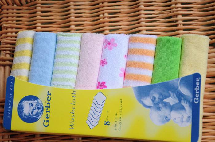 8pcs/pack 100% Cotton Newborn Baby Towels Saliva Towel