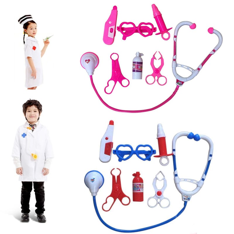 Puzzle Be A Doctor Toys Science Popularization Stethoscope Toy Play House Toys Children's DIY Simulation Stethoscopes