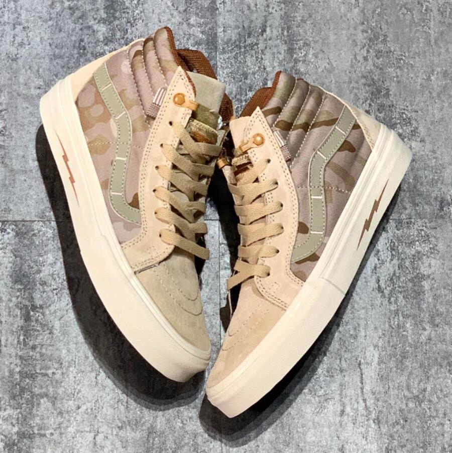 Vans DEFCON x Sk8 Hi Notchback Pro: High-Top Anti-Slip Lightweight Casual Sneakers with Co-Branded Design