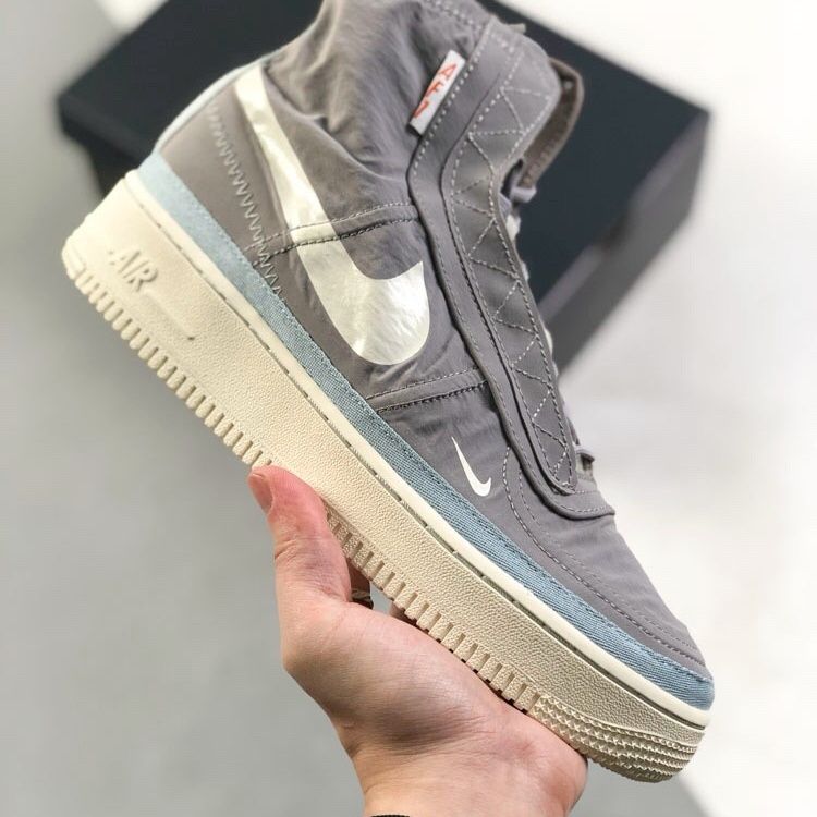 New AJ1 high-tops Blue Sports Shoes Men's Shoe Board Shoes Female Student Breathable Casual Shoes Couple Shoes