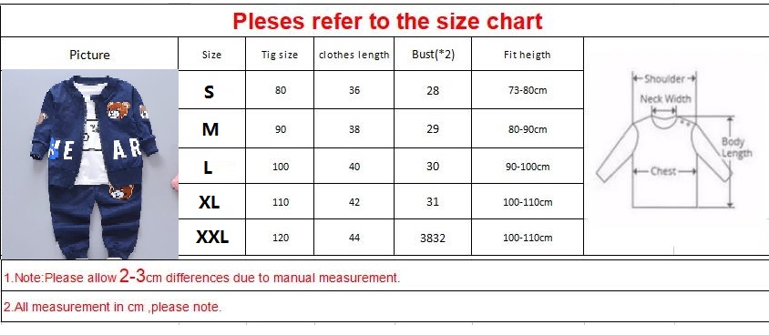 Children's suit Three sets of spring boys pure cotton personality in children casual clothes