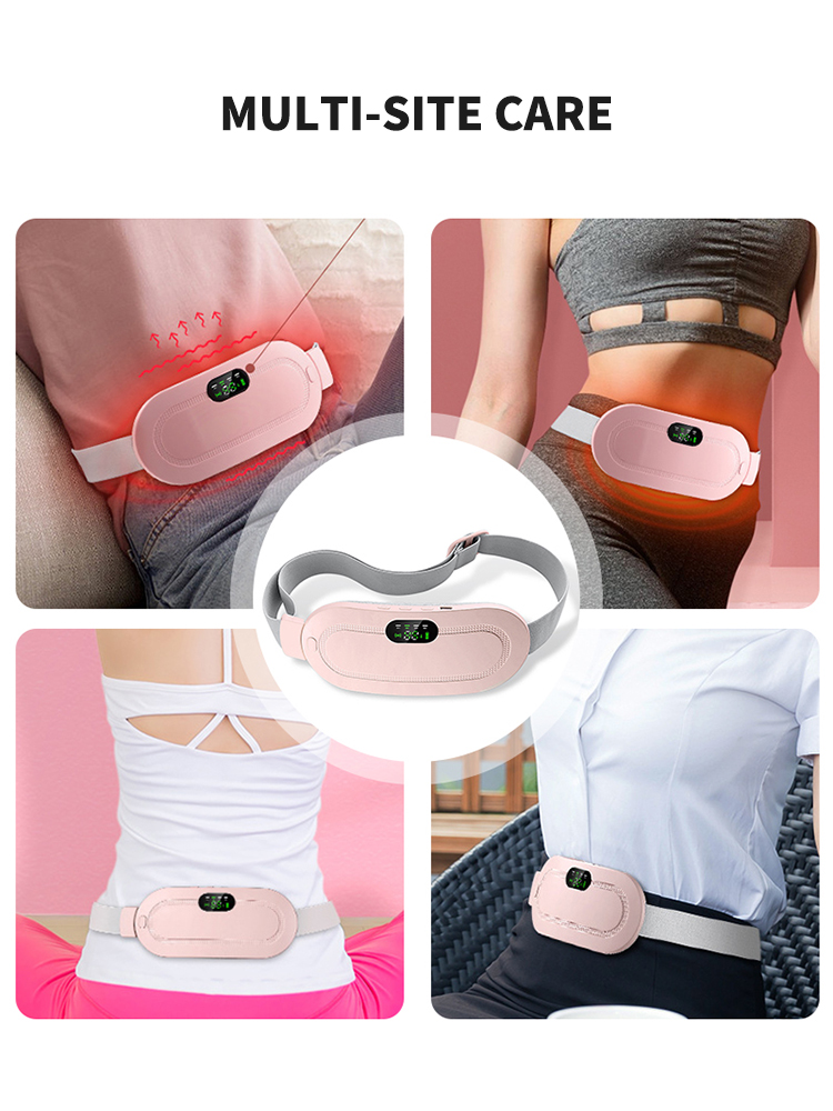 Waist Massager, Heated And Soothing, Intelligent Vibration Massage, Abdominal Belt, Warm Palace Treasure