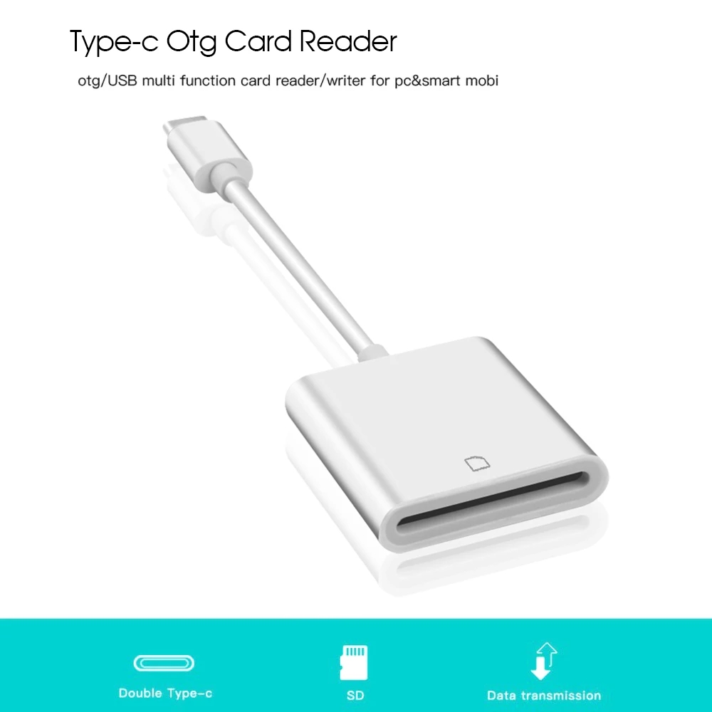 Kebidumei Portable USB 3.1 Type C USB-C To SD SDXC Card Reader Adapter Cable For Macbook Huawei Xiaomi Android OTG Card Reader