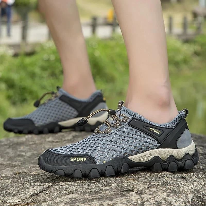 Men Breathable Sneakers New Fashion Shoes for Men Climbing Hiking Shoes Men Outdoor Beach Wading Shoes Barefoot Sneakers