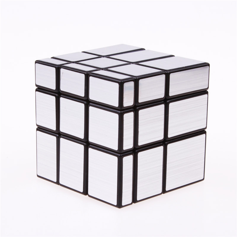 3rd Order Special-shaped Mirror Surface Rubik's Cube Gold And Silver Puzzle Rubik's Cube Educational Toy For Children