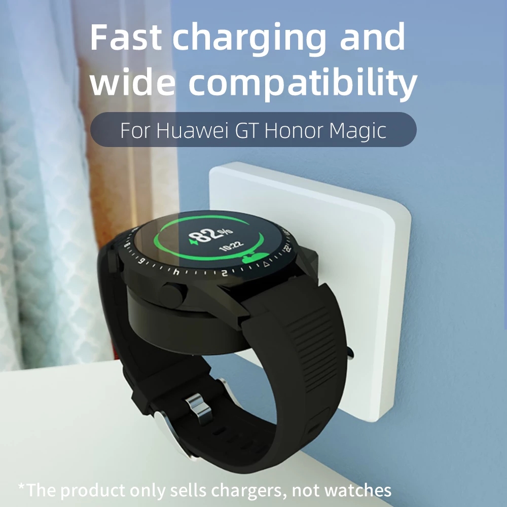 USB Watch Charger for Huawei Watch GT GT2e GT2 42mm 46mm Sport Classic Active Honor Magic 1/2 GS Pro Smartwatch Accessories Blac
