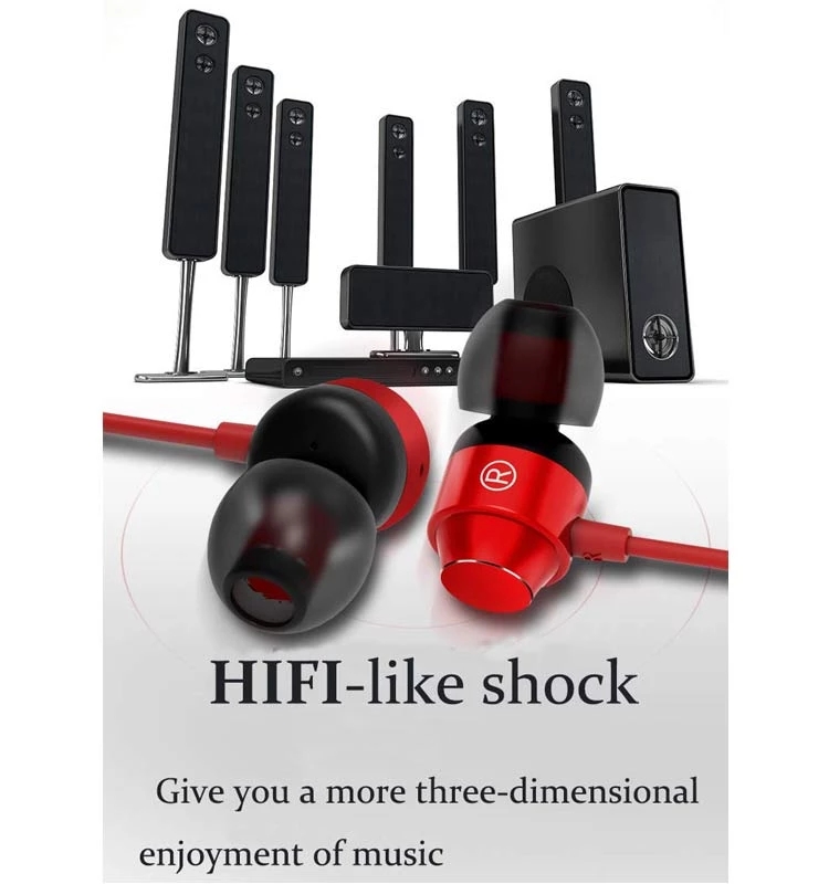 Type-C Metal Earphones for Oneplus 8 7 Pro 6t In-ear Mic Wire Control Bass Magnetic Headset Earphone for Huawei P40 Pro USB C