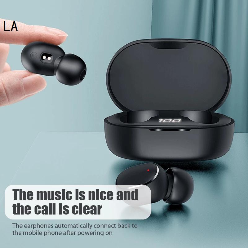 E6S TWS Bluetooth 5.0 Headphones True Wireless Earbuds In Ear Handsfree Stereo Earphones Sports Waterproof Headset with Mic