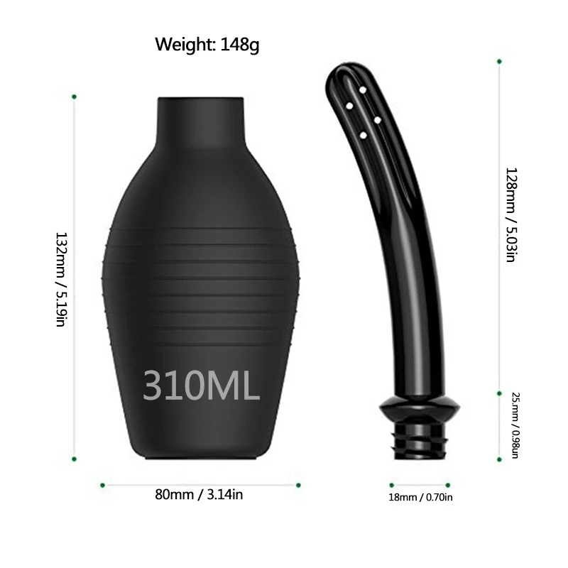 3 types Large Capacity Feminine Hygiene Anal Cleaner Rectal Enemator Enema Syringe Stream Douche Enema Colon System Cleaning