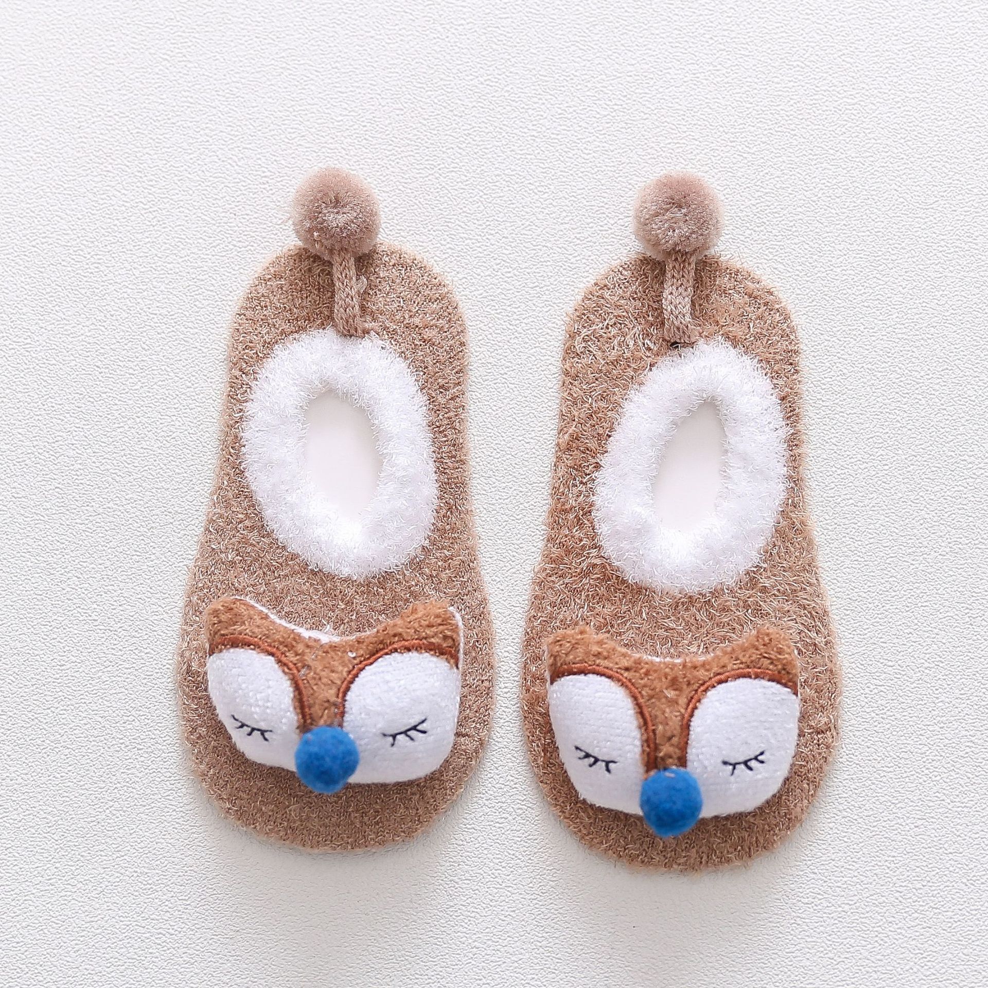 Baby Socks Girls Boys Toy Slipper Newborn Accessories Anti Slip Animal Kids Gift Clothes Infant Stuff Children Bear Toddlers