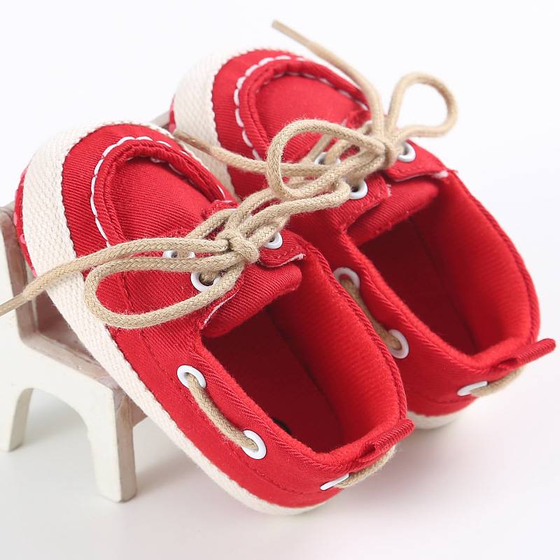 New Spring Autumn Toddler First Walker Baby Shoes Boy Girl Soft Sole Crib Laces Sneaker Prewalker Sapatos