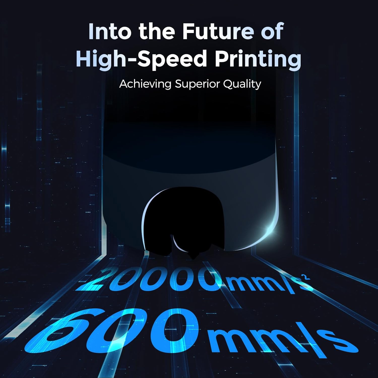 FLASHFORGE Adventurer 5M 3D Printer with Fully Auto Leveling, Max 600mm/s High Speed Printing, 280°C Direct Extruder with 3S Detachable Nozzle, CoreXY