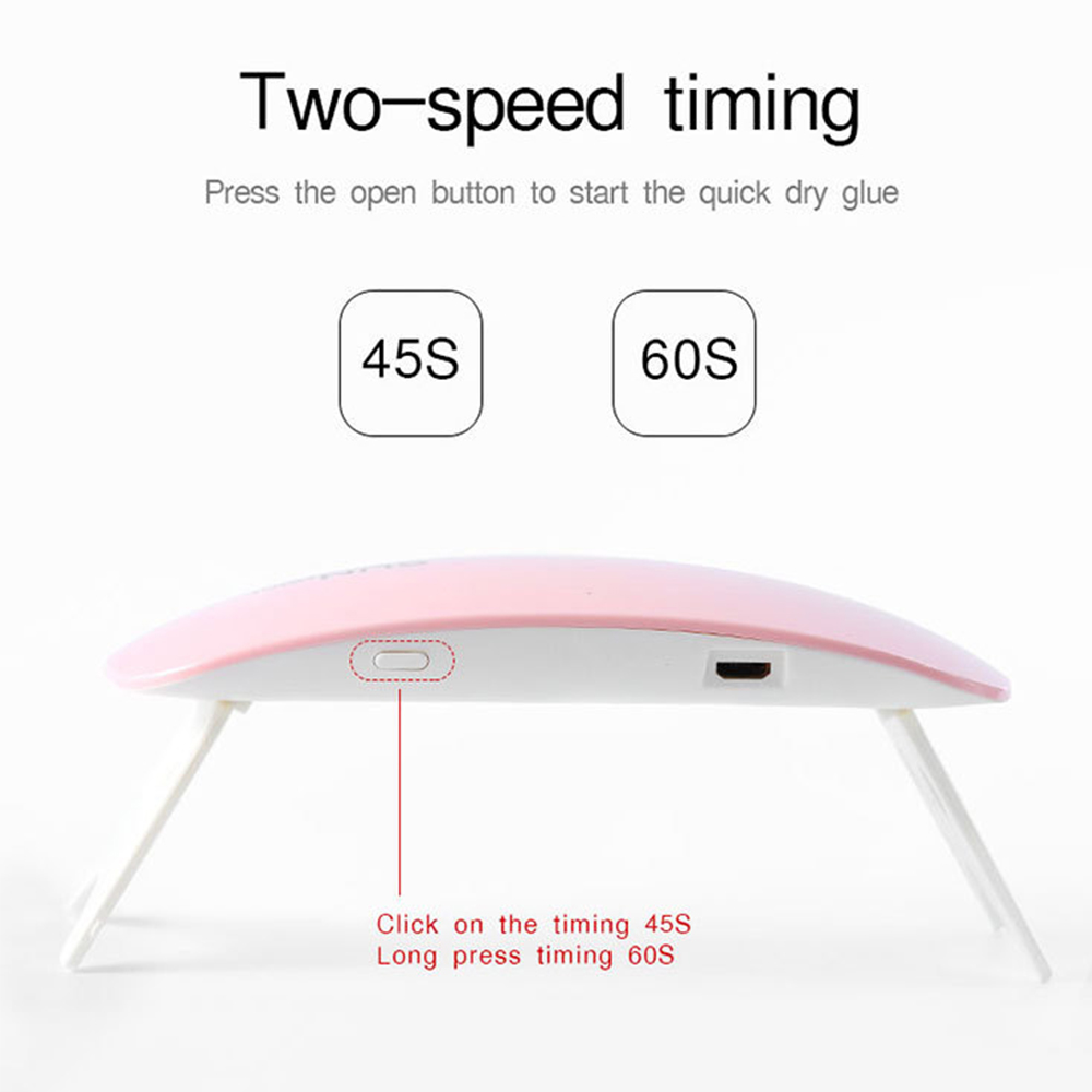 Nail Dryer Machine UV LED Lamp Portable USB Cable Home Use Mini UV Gel Varnish Dryer Lamp Nail Art Tools