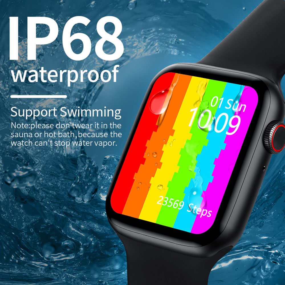 W26 Smart Watch Men Women Buletooth Call Sports 44mm Iwo 12 Smartwatch Men Ip68 Waterproof Smart Clock For Ios