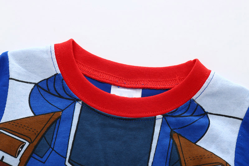 2-7 years old cotton pajamas Captain America Spider-Man Batman Superman suit Cartoon pajamas pajamas clothes