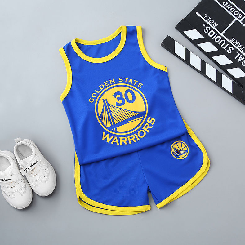children's basketball clothing 2-9 Years Children Girls Boys Vest + Shorts Summer Basketball Sports Suit