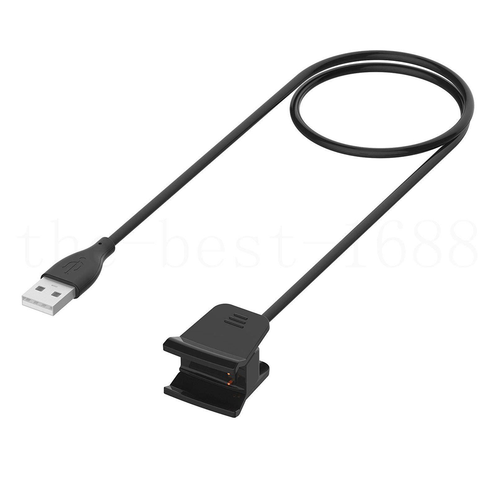Replacement USB Charging Charger Cable Cord for Fitbit Alta HR Smart Wristband Black