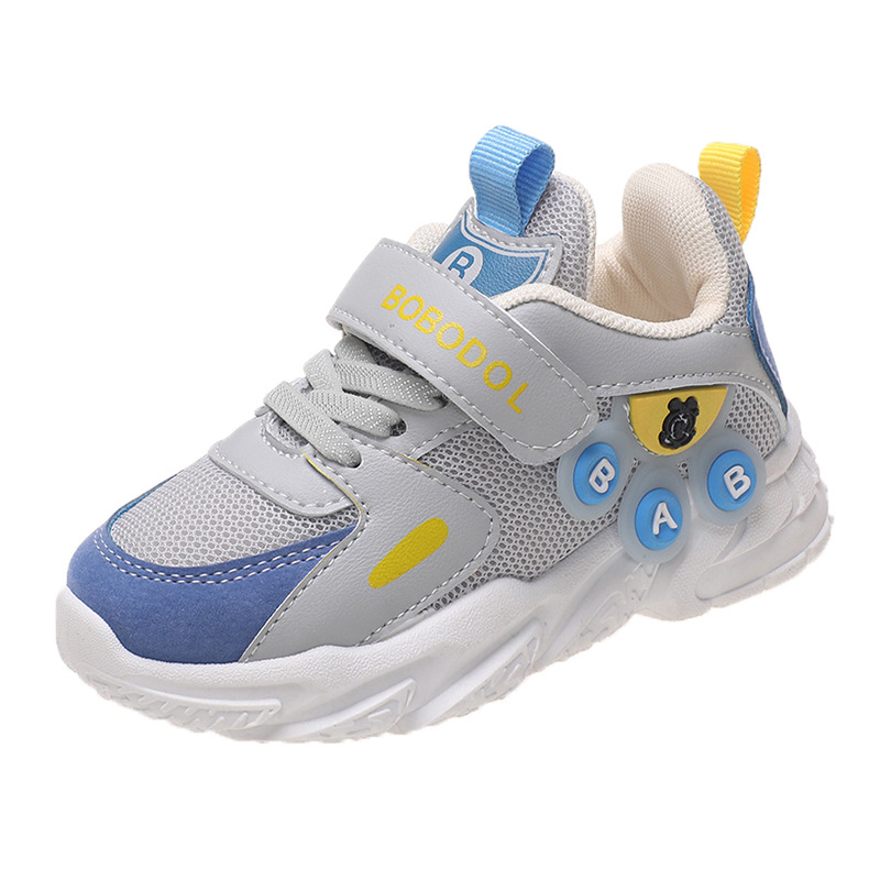 New Girls Breathable Mesh Casual Soft Sole Sneakers Lightweight Anti-slippery Boy's Running Shoes Fashion Sneaker