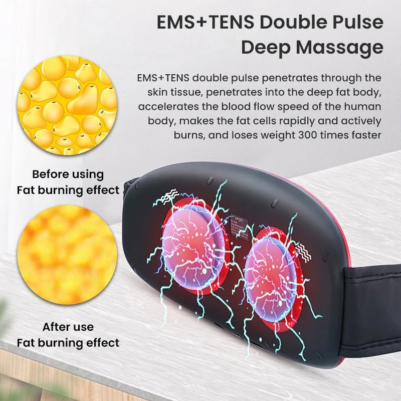 Electric Weight Loss Machine Slimming Massager Lazy Abdomen Slim Waist Whole Body Ultrasonic Fat Burning Massager