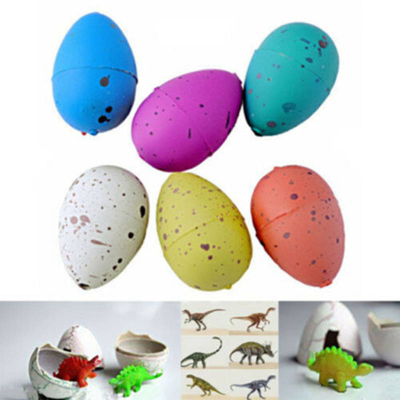 10Pcs Magic Hatching Dinosaur Eggs Kids Educational Add Water Growing Toys Gifts
