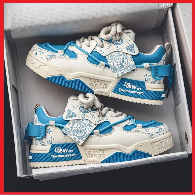 Luxury men's shoes explosions thick-soled Joker sports shoes teenagers fashion niche tide shoes breathable casual shoes