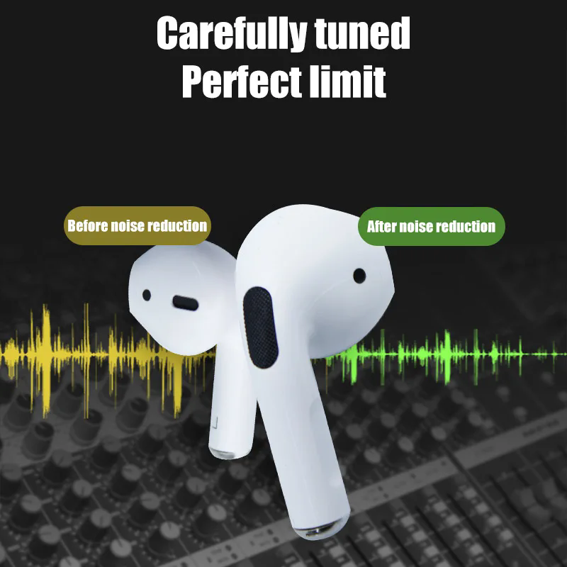 2024 Pro 4 Bluetooth Earphones Wireless Headphones with Mic Touch Control Wireless Bluetooth Headset Pro 4 Earbuds